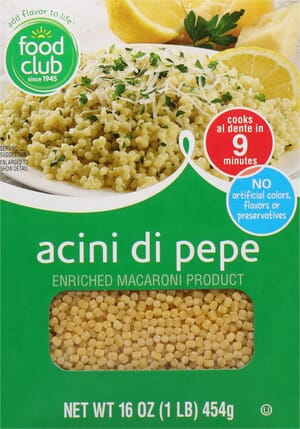 Food Club Acini di Pepe 16 oz