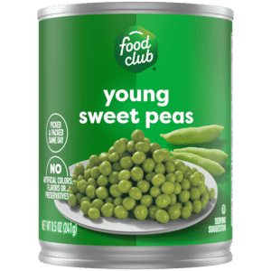 Food Club Young Sweet Peas 8.5 oz