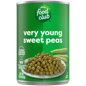 Food Club Very Young Sweet Peas 15 oz