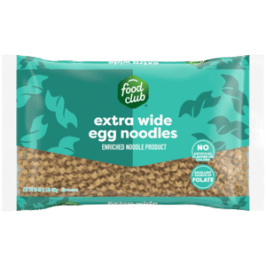 Food Club Extra Wide Egg Noodles 16 oz