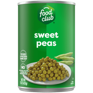Food Club Sweet Peas 15 oz