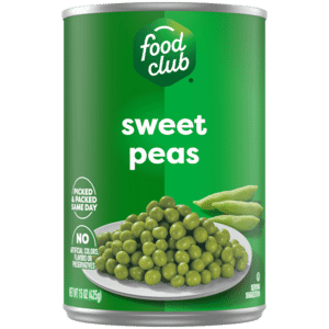 Food Club Sweet Peas 15 oz