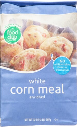 Food Club Enriched White Corn Meal 32 oz