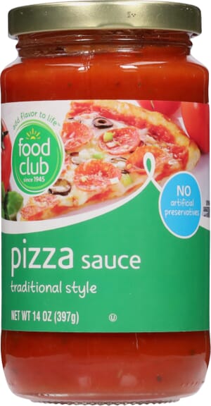 Food Club Traditional Style Pizza Sauce 14 oz