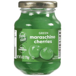 Food Club Green Maraschino Cherries 6 oz