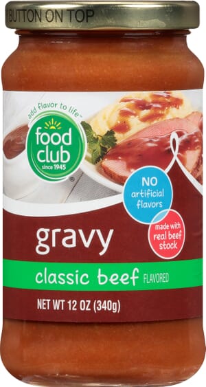 Food Club Classic Beef Flavored Gravy 12 oz