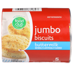 Buttermilk Flavored Jumbo Biscuits