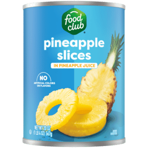 Food Club Pineapple Slices in Pineapple Juice 20 oz