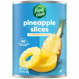 Food Club Pineapple Slices in Pineapple Juice 20 oz