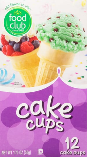 Food Club Cake Cups 12 ea