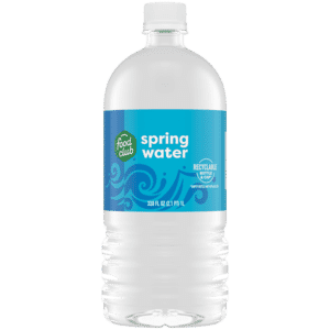 Food Club Spring Water 33.8 fl oz