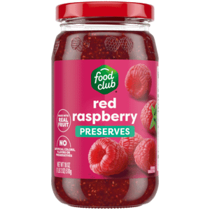 Food Club Red Raspberry Preserves 18 oz
