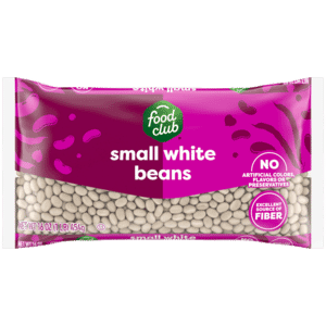 Food Club Small White Beans 16 oz