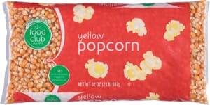 Food Club Yellow Popcorn 32 oz