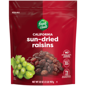Food Club California Sun-Dried Raisins 32 oz