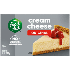 Food Club Original Cream Cheese 8 oz
