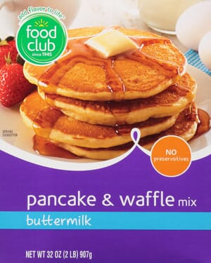 Food Club Buttermilk Pancake & Waffle Mix 32 oz