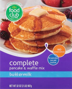 Food Club Buttermilk Complete Pancake & Waffle Mix 32 oz