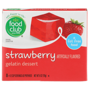 Strawberry Gelatin Dessert