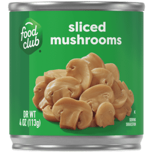Food Club Sliced Mushrooms 4 oz