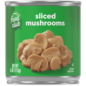 Food Club Sliced Mushrooms 4 oz