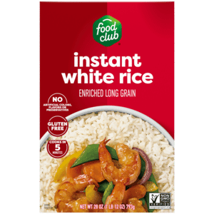 Food Club Enriched Long Grain Instant White Rice 28 oz