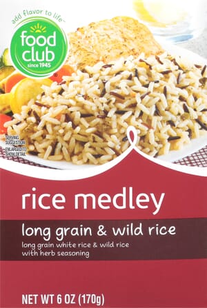 Food Club Long Grain & Wild Rice Rice Medley 6 oz