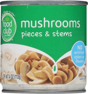 Food Club Pieces & Stems Mushrooms 4 oz