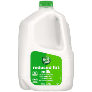 Food Club Reduced Fat Milk 1 gal