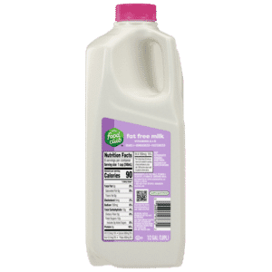 Food Club Fat Free Milk 0.5 gal