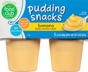 Food Club Banana Pudding Snacks 4 ea