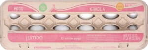 Food Club White Eggs Jumbo 12 ea