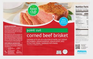 Food Club Point Cut Corned Beef Brisket 1 ea