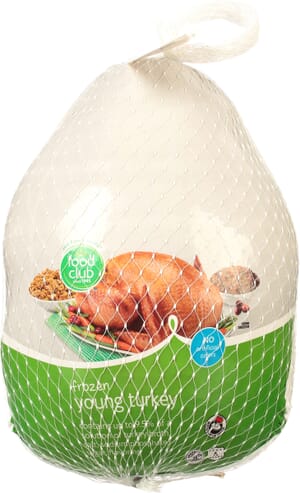 Food Club Frozen Young Turkey 1 ea