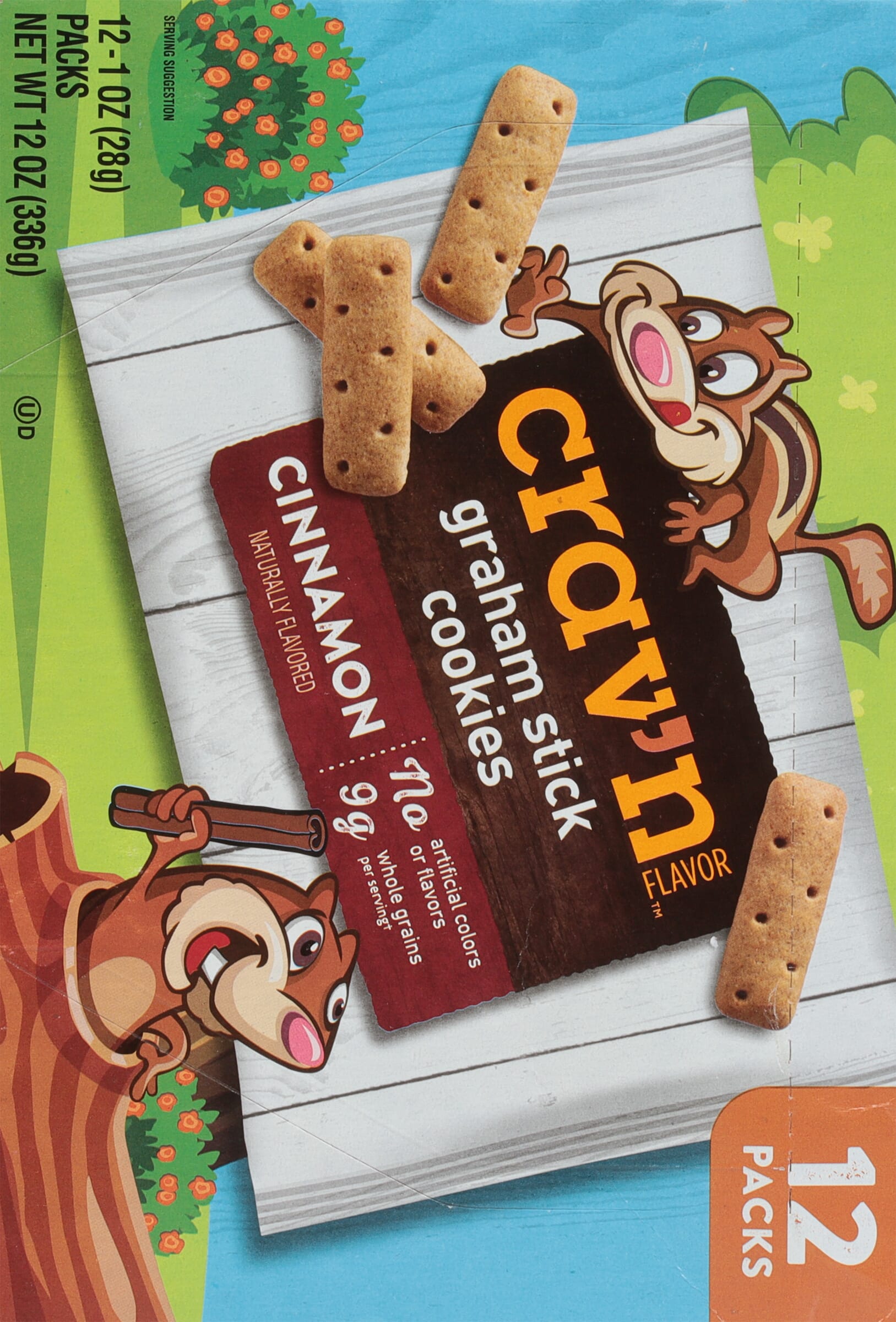 Crav'n Flavor Cinnamon Graham Stick Cookies 12 Ea