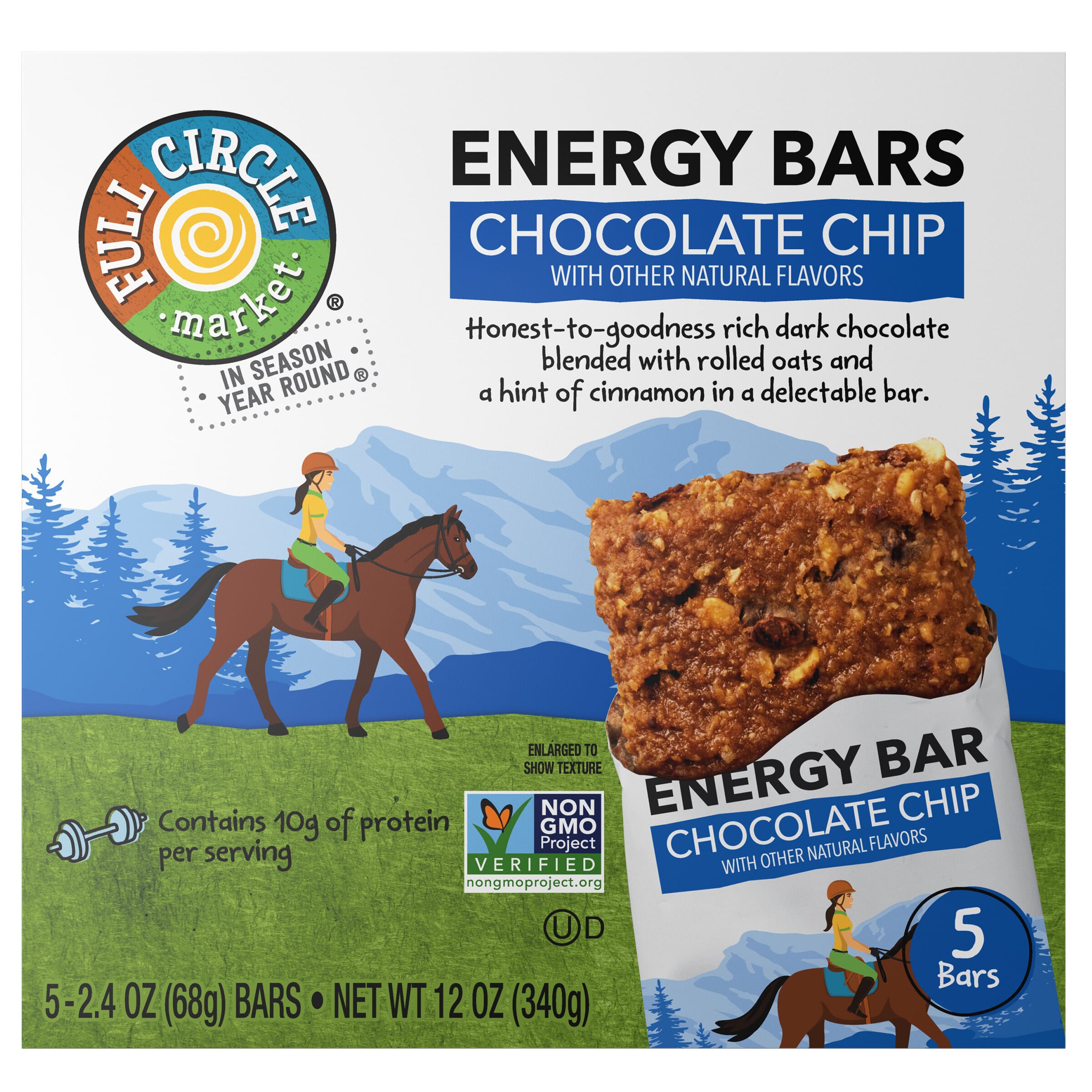 専用　Nミルク×2、Gピーナッツ、G og, G energy,Dブルー×2 Full Circle Market Chocolate Chip Energy Bars 5 ea - Full
