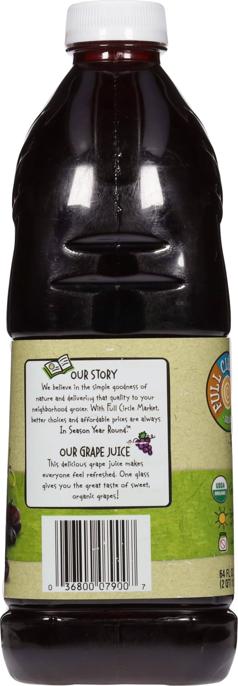 100% Unsweetened Grape Juice From Concentrate - Full Circle