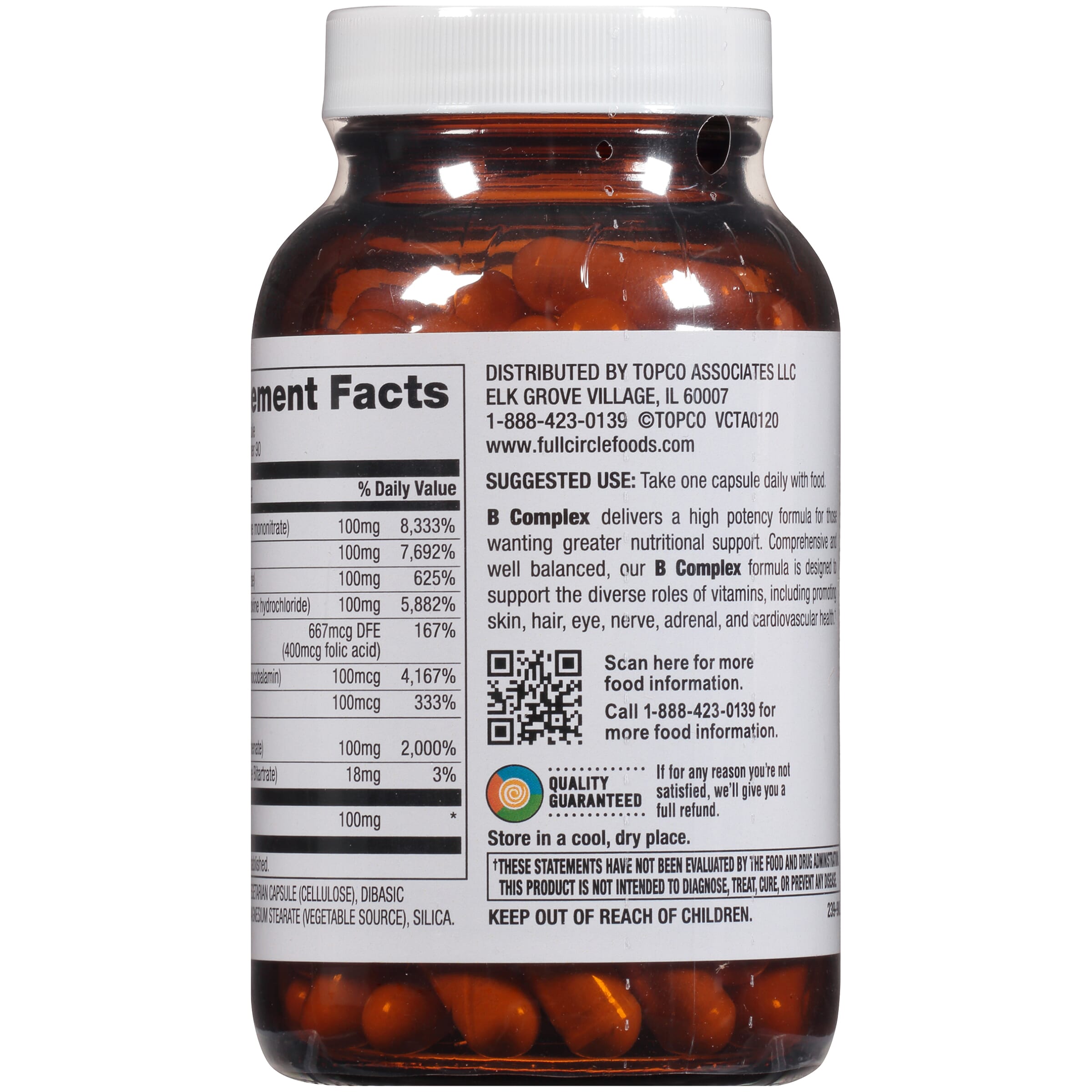 B Complex Supports Energy Metabolism Dietary Supplement