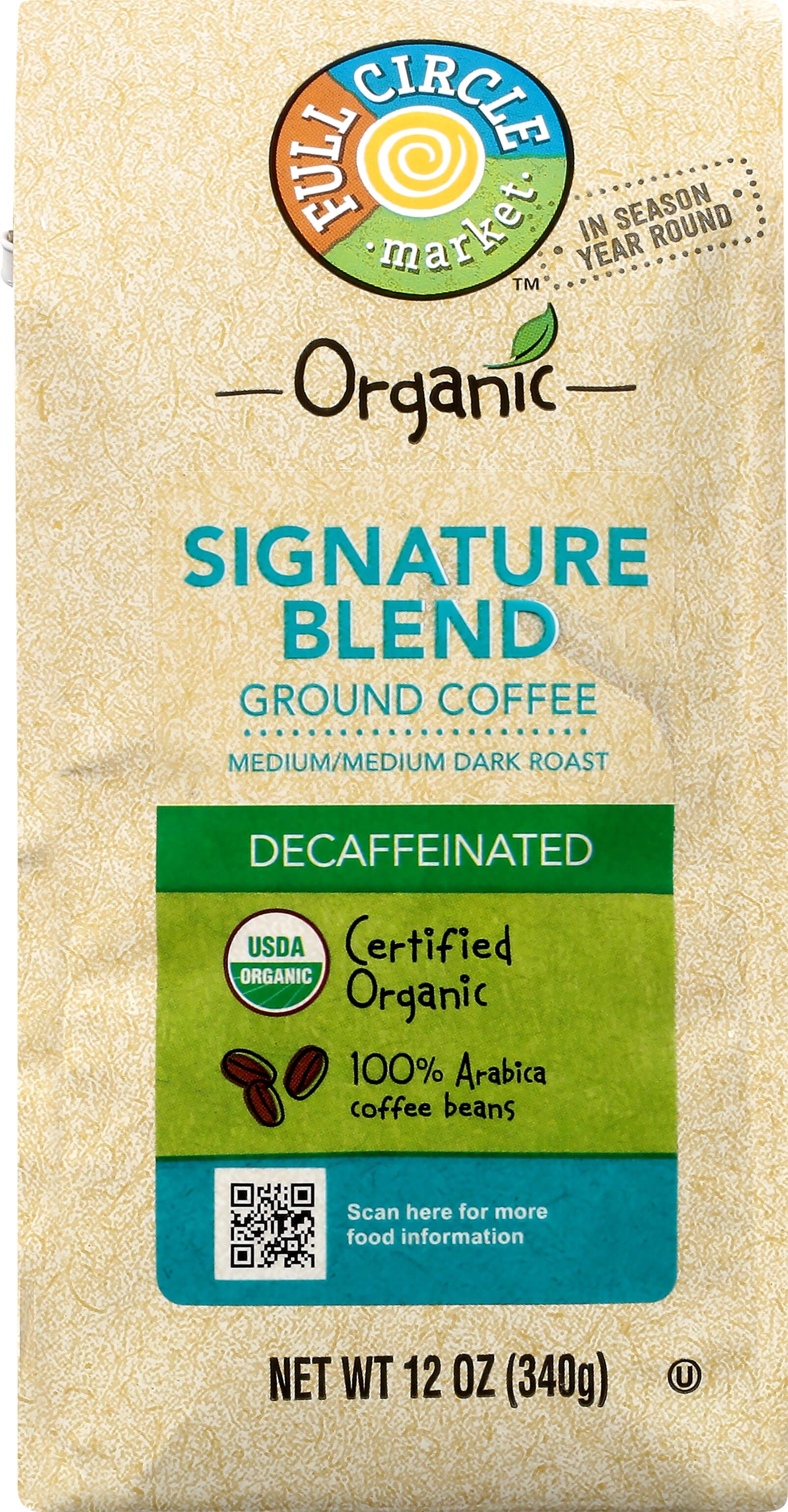 Full circle 2025 organic coffee can