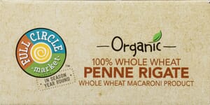 Pasta Penne Integral Organica Full Circle 16 Onz