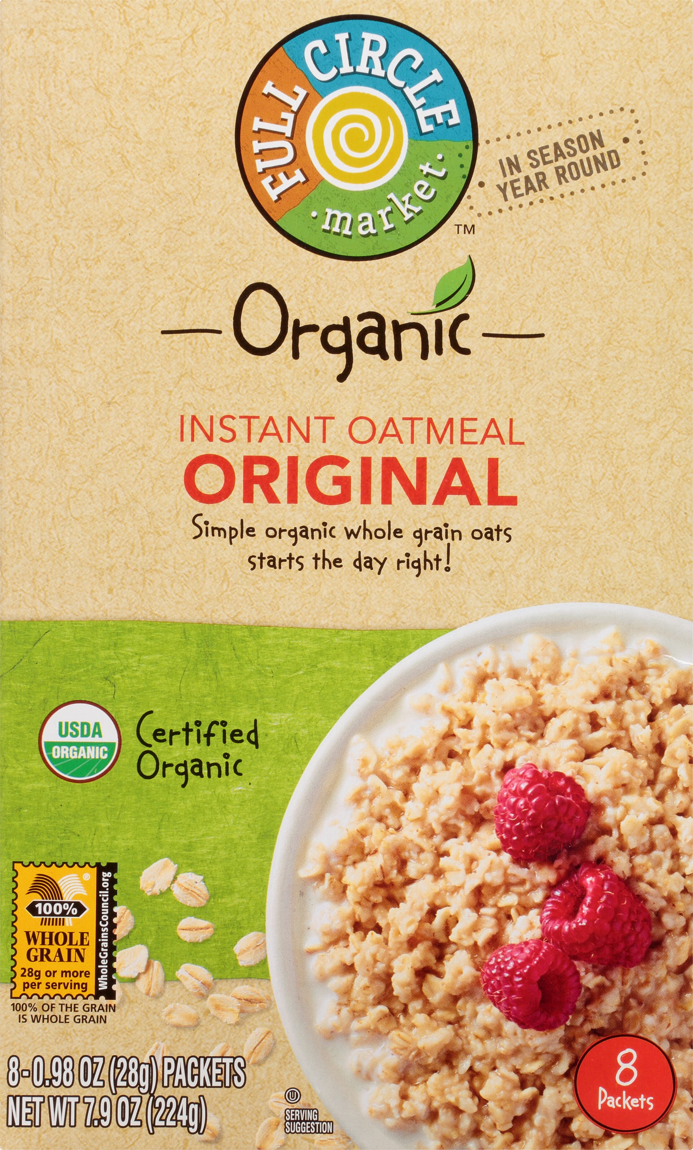 Full circle 2025 organic oats directions