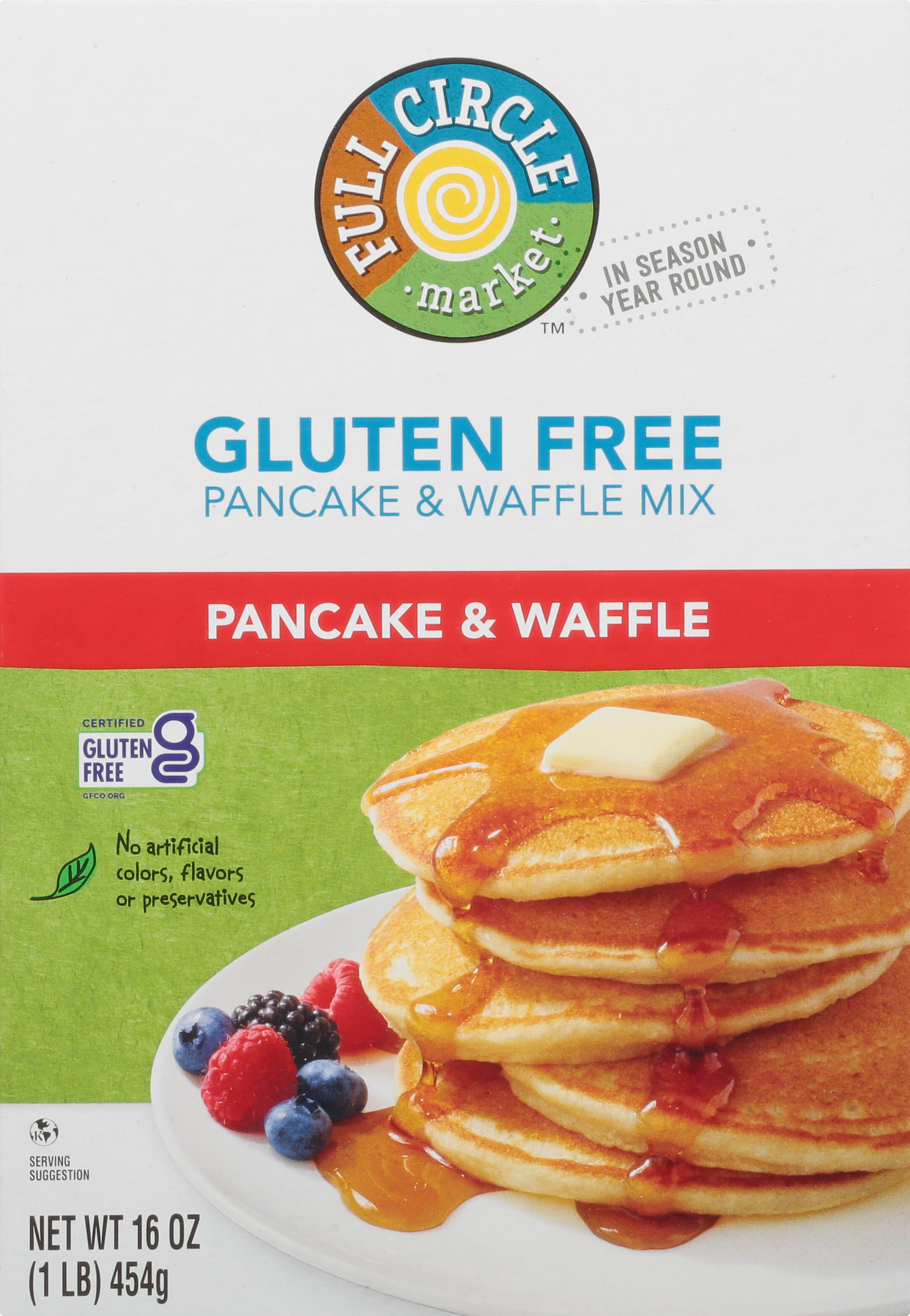 Full circle 2025 gluten free waffles