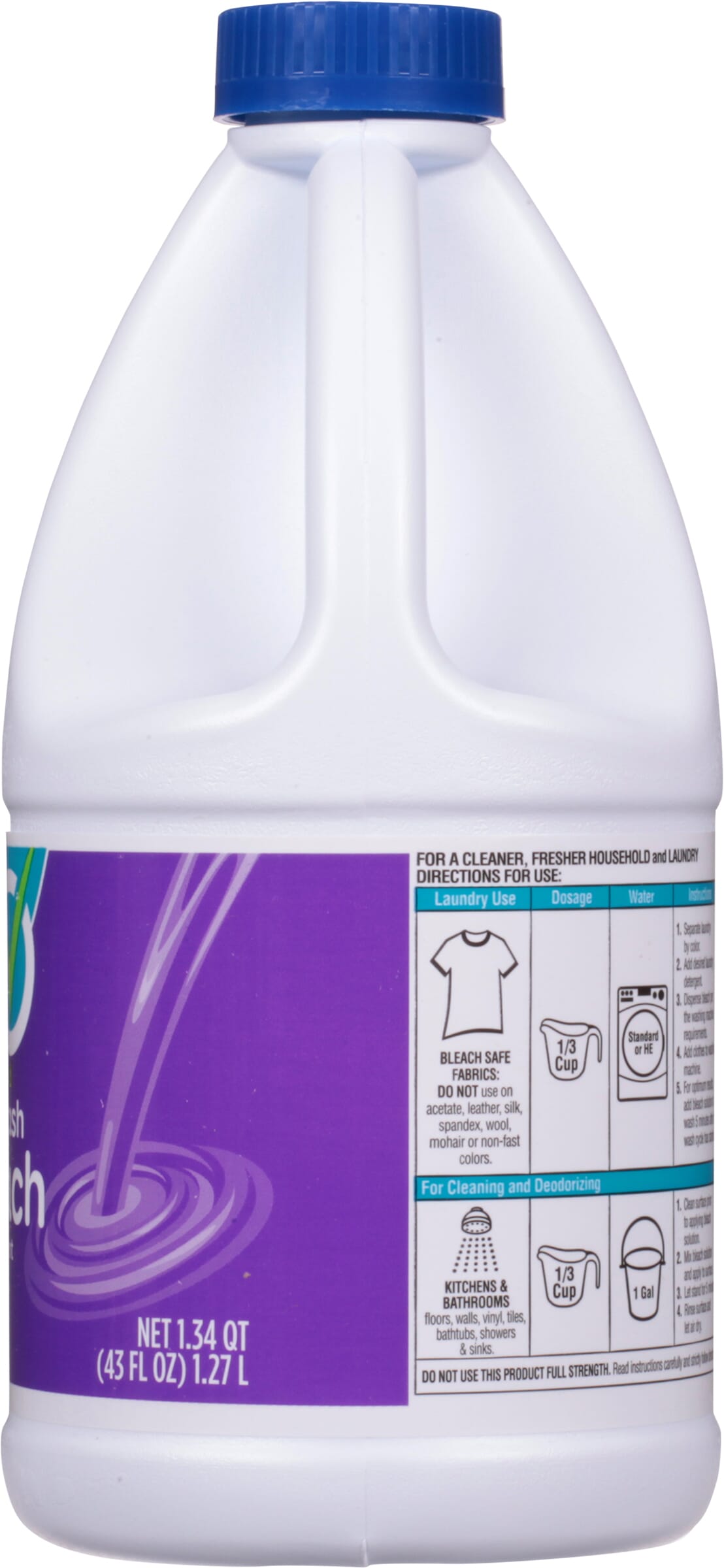 Simply Done Concentrated Low-Splash Lavender Scent Bleach 1.34 qt