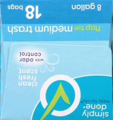Up & Up Medium Unscented Flap-Tie Trash Bags - 8 Gallon - 60ct - up & up