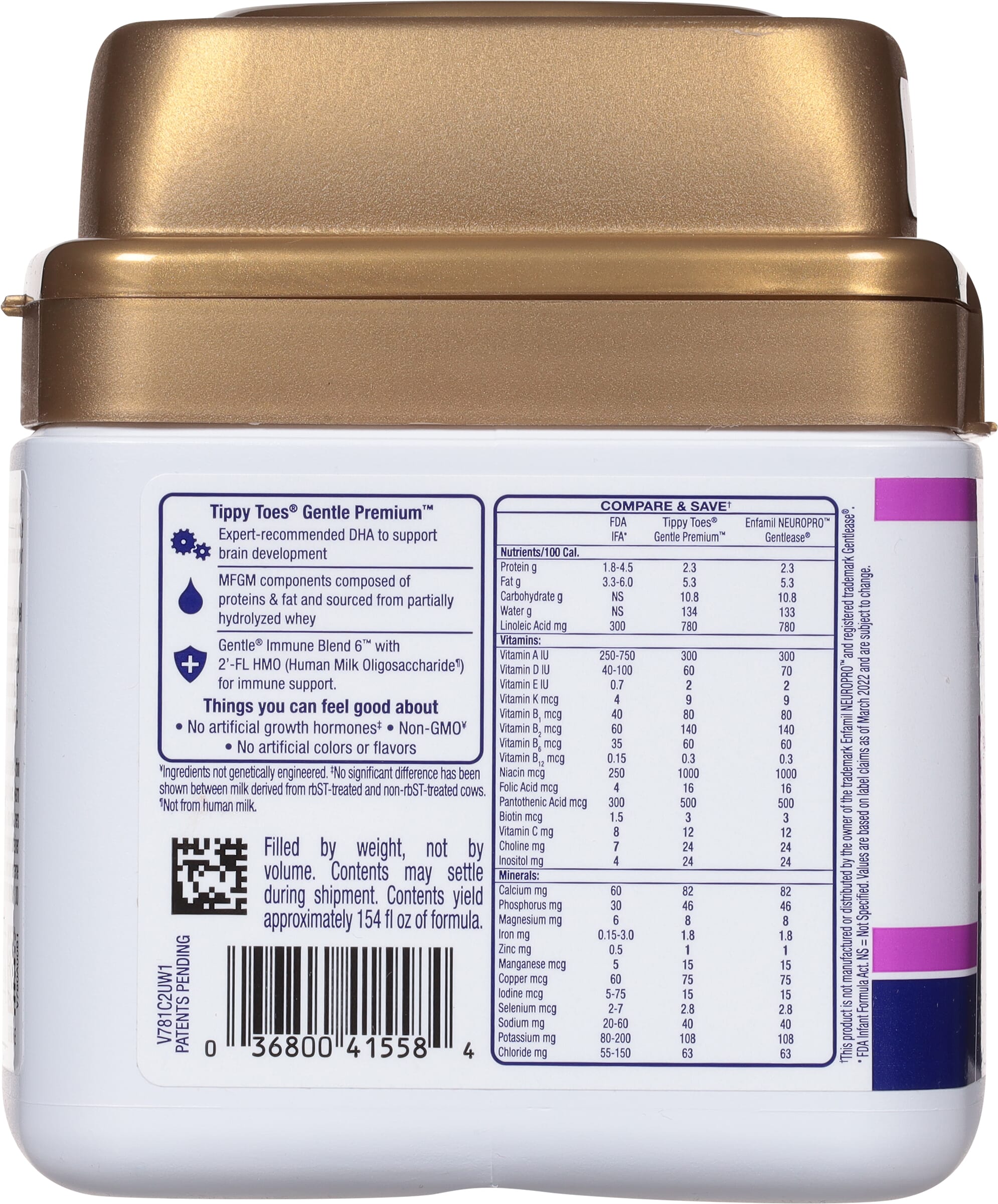 LP「 MILK 」 Tippy Toes 0 to 12 Months Gentle Premium Milk-Based Powder with