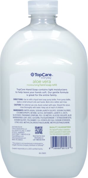 Anti-Bacterial Hand Soap Leaves - Every Day - Aloe Vera Anti-Bacterial Hand Soap Leaves - Every Day - Aloe Vera