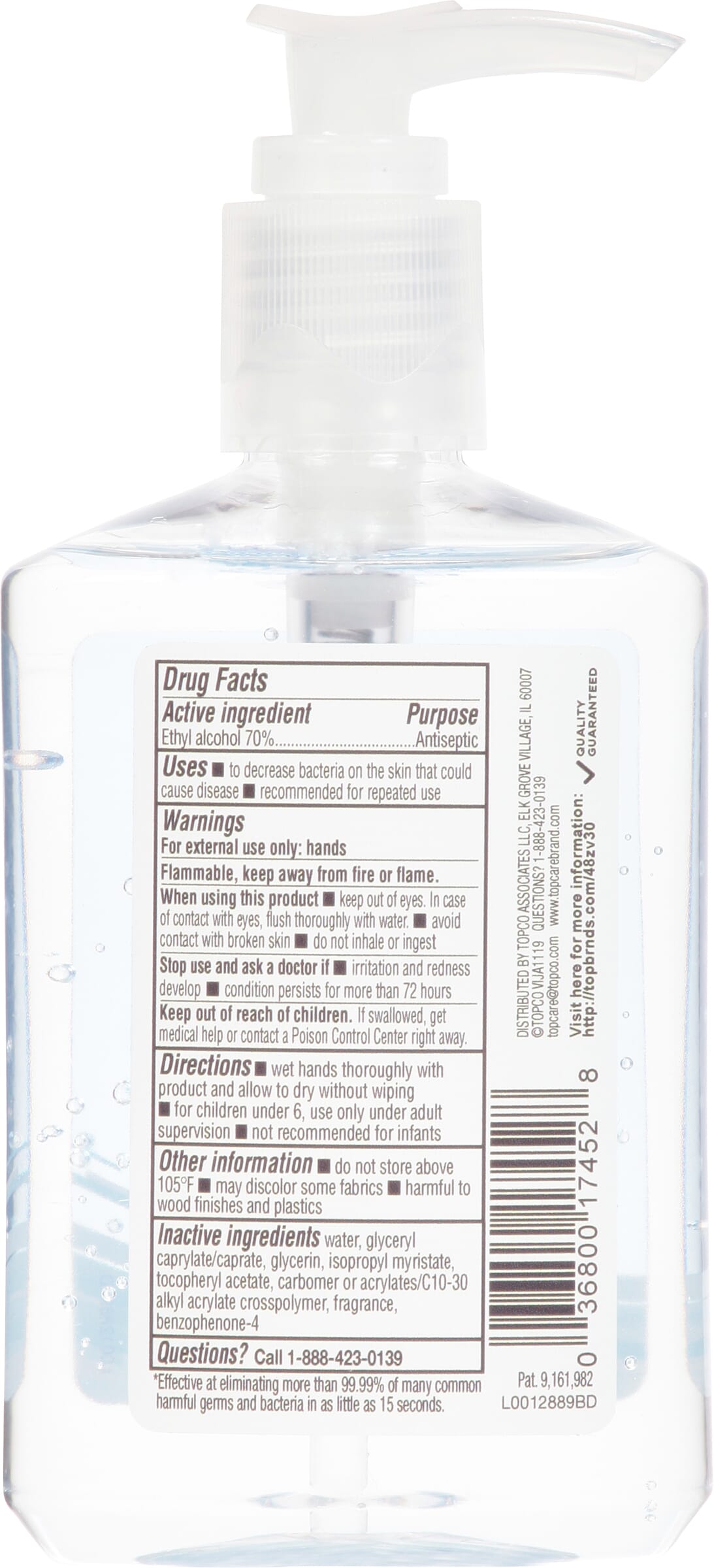 Top care online hand sanitizer