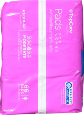 TopCare Pads, Moderate Absorbency 4, Long, Value Pack - Brookshire's