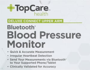 TopCare Health • Upper Arm Bluetooth Blood Pressure Monitor