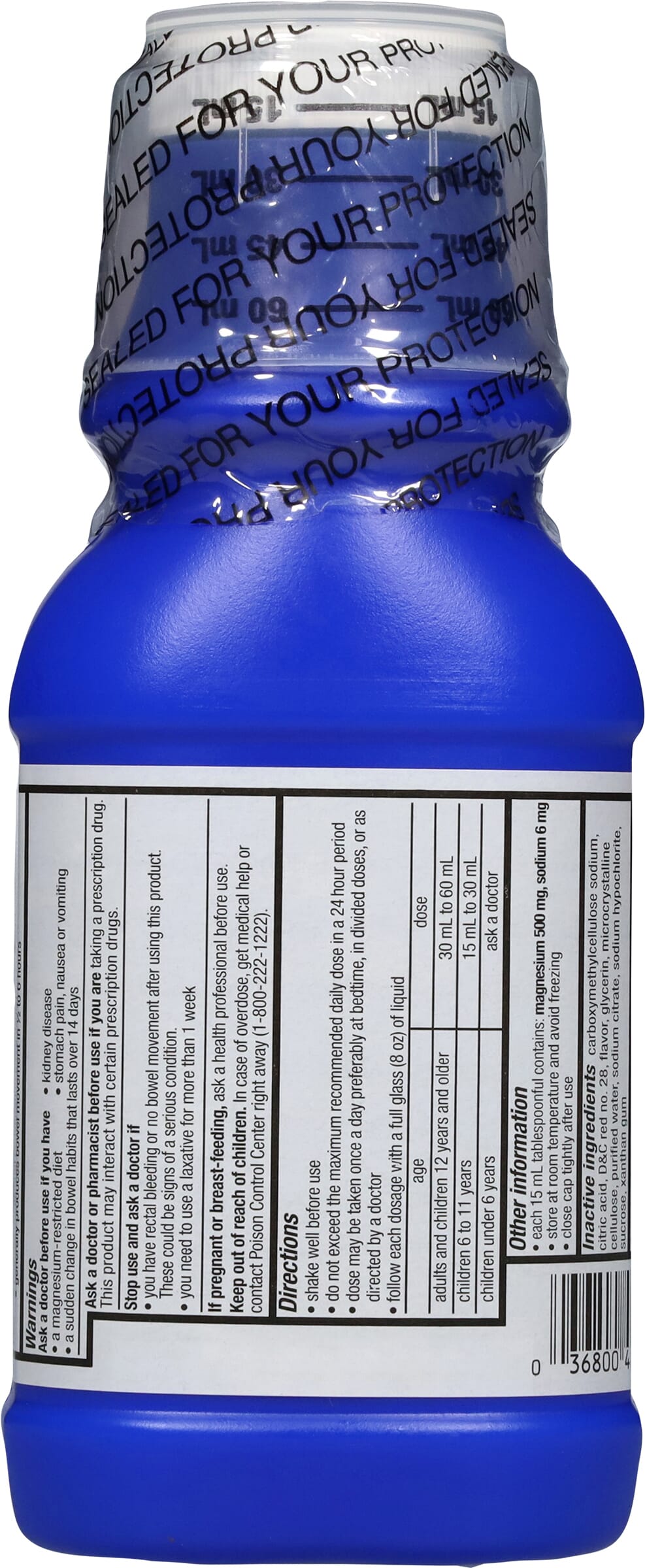 TopCare Health Wild Cherry Flavor Milk of Magnesia 12 Fl Oz